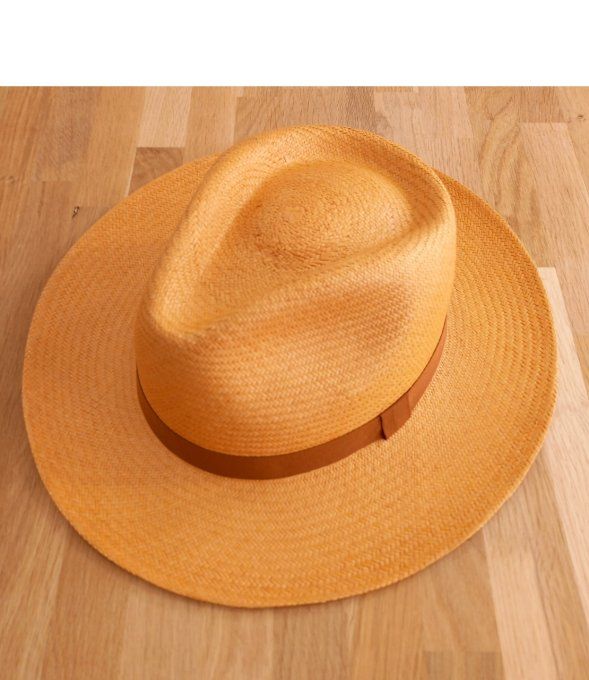 Chapeau Panama Couleur Caramel