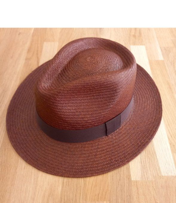 Chapeau Panama Marron Cocoa