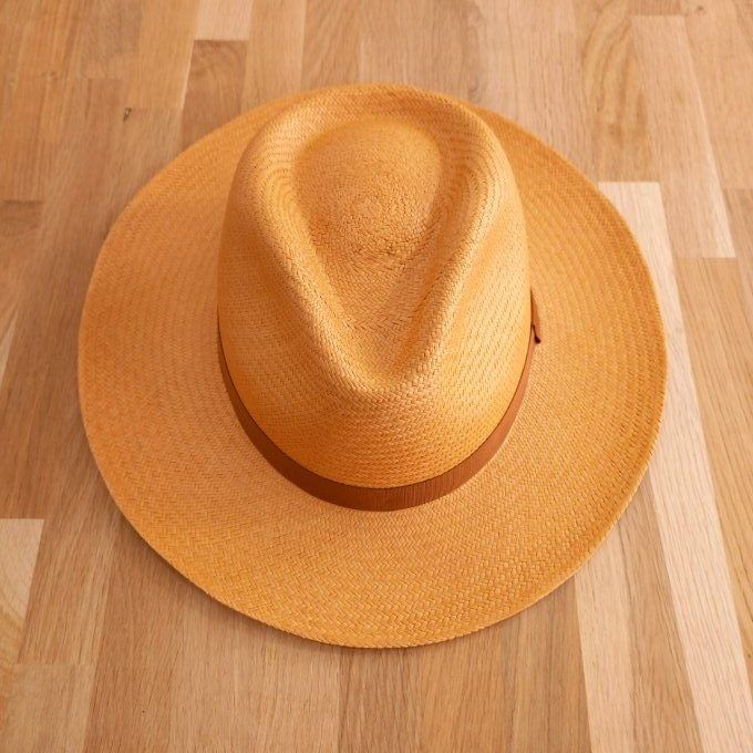 Chapeau Panama Couleur Caramel